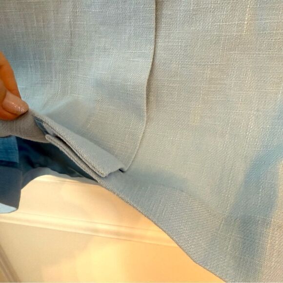 Ramy Brook Gianni Double Breasted Blazer Jacket in Blue Size 12 NWT - Picture 15 of 15